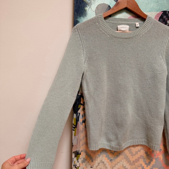 Doen Gidea Cashmere Sweater in Tidepool size small - Picture 2 of 12